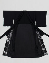 Dst Black Vinila Kimono