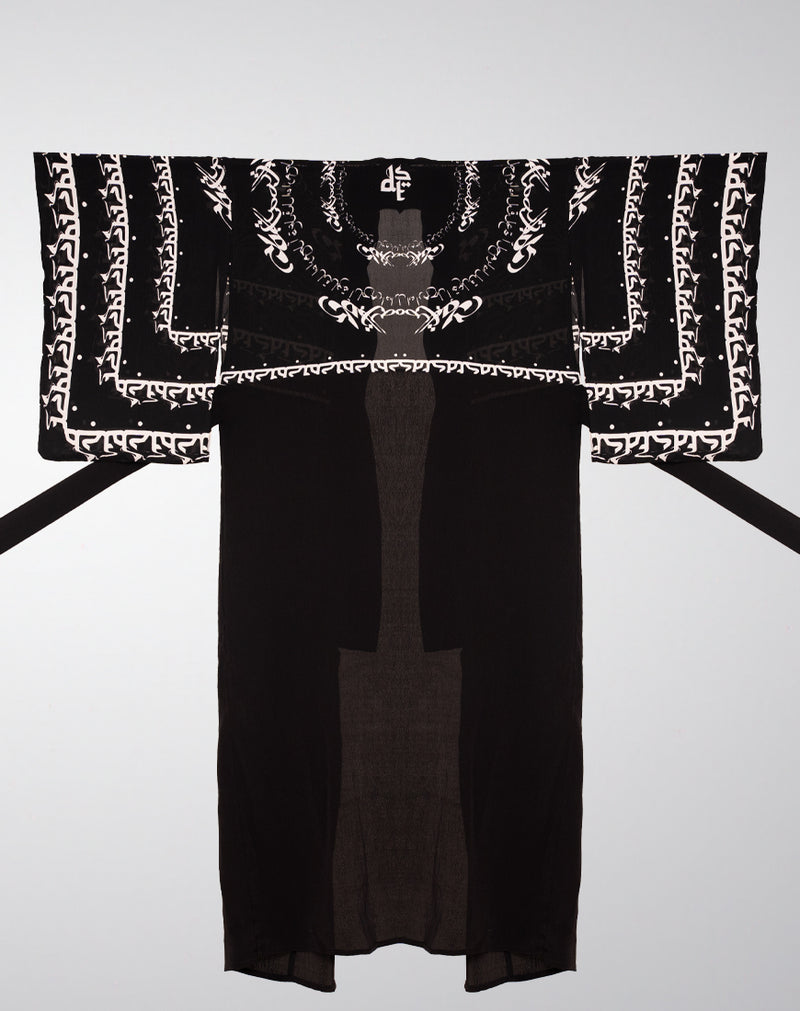 Dst Edo Alhambra kimono (seda vegana)