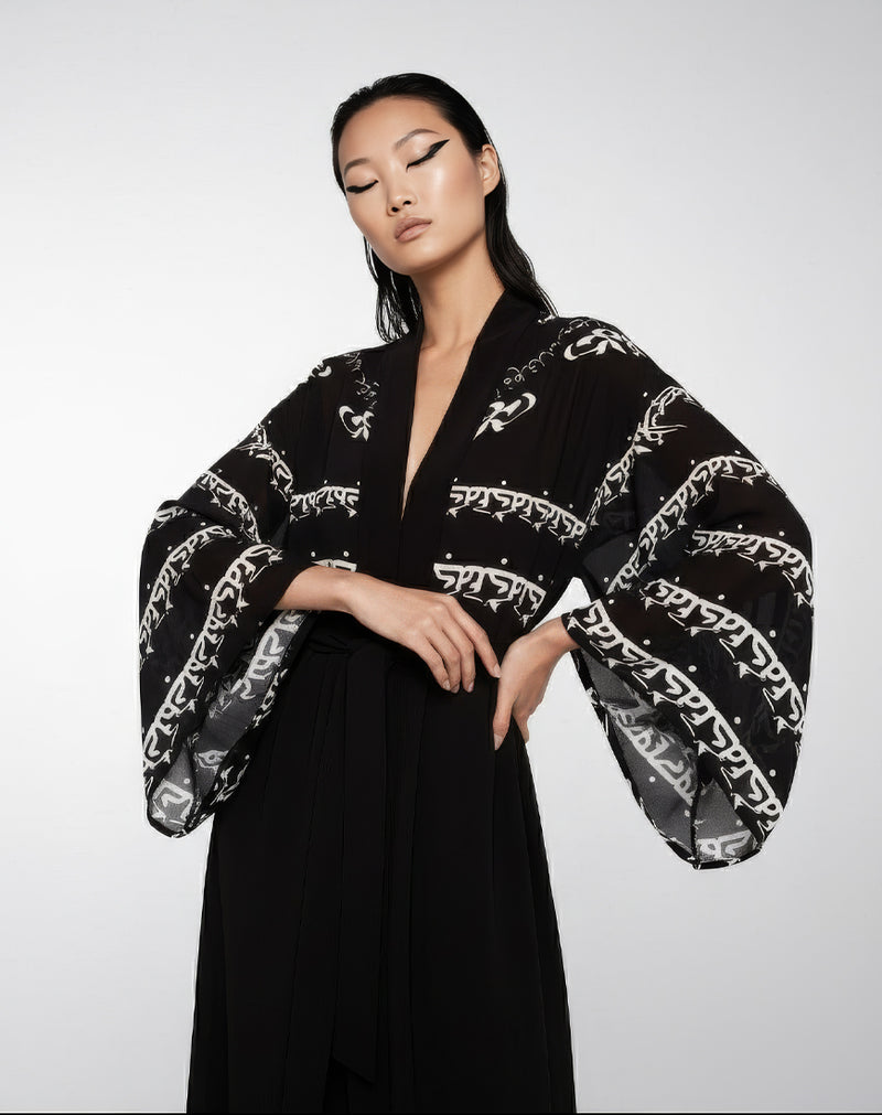 Dst Edo Techno Alhambra kimono (Vegan Silk)