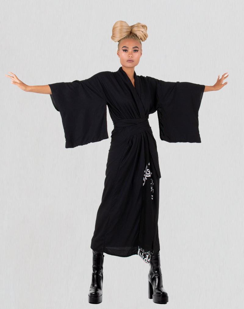 Dst Black Kaba Kimono