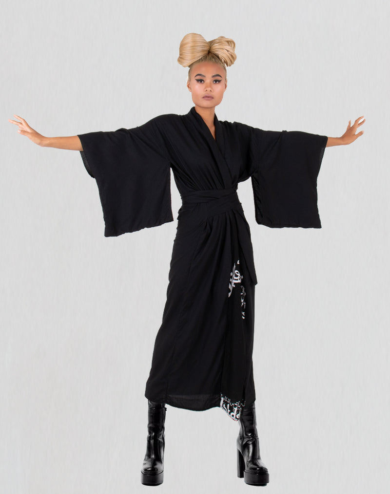 Dst Edo Negro Kimono 