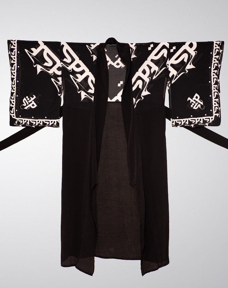 Dst Edo Techno kimono (seda vegana)